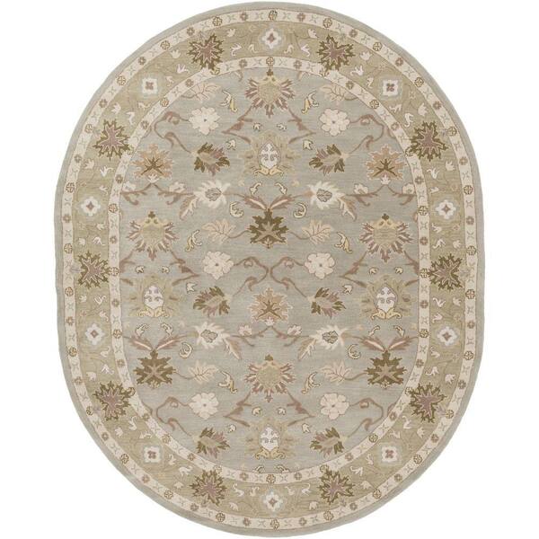 Artistic Weavers Cicero Gray 8 ft. x 10 ft. Oval Indoor Area Rug