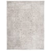 SAFAVIEH Evoke Ivory/Taupe 8 ft. x 10 ft. Distressed Border Medallion Area Rug EVK256E-8