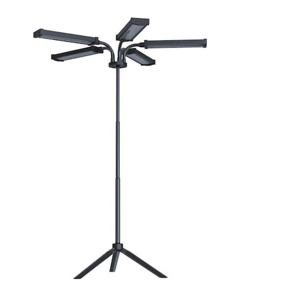 CIPACHO 48.4 in. 85-Watt Equivalent Black Indoor Equivalent LED Plant Grow Light, Neutral White