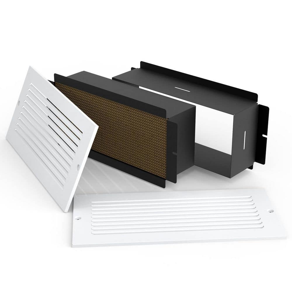 16.1 in. x 7.6 in. Wall Return Air Pathway Kit with Filter, Matte White Zone Air Pathway Wall Vent Cover, Fits Sidewalls price history on PriceWatchPro