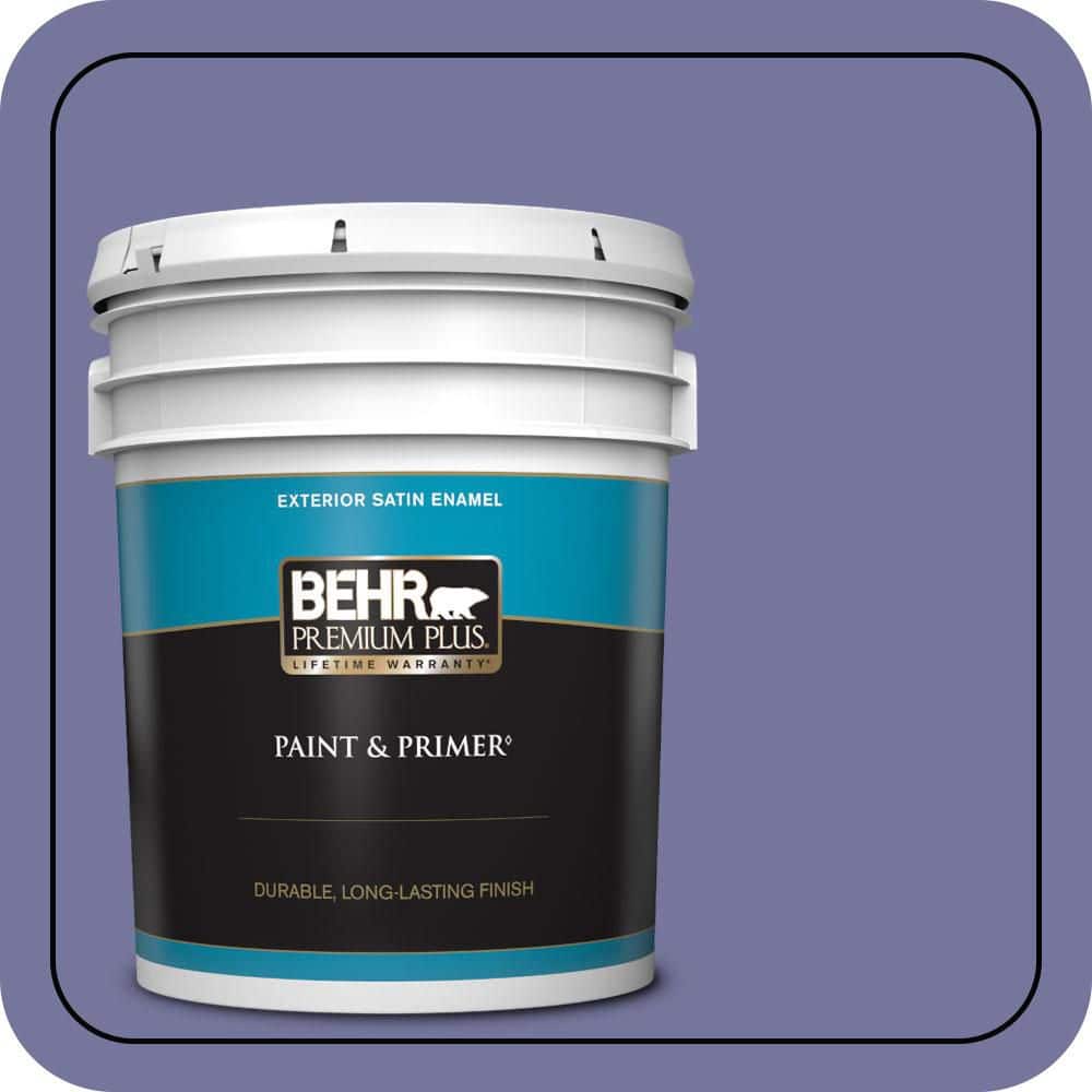 5 gal. #M550-6 Kimono Violet Satin Enamel Exterior Paint & Primer price history on PriceWatchPro