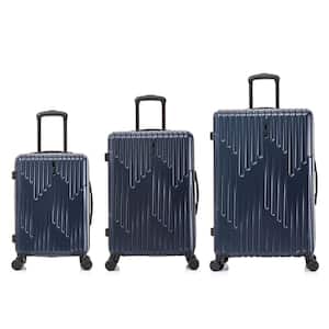 Drip Lightweight Hard Side Spinner 3-Piece Luggage Set 20 in./24 in./28 in. Blue