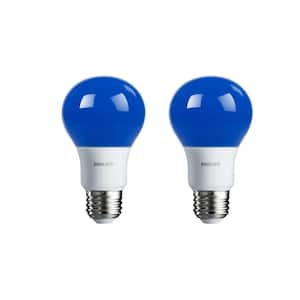 60-Watt Equivalent A19 Non-Dimmable LED Autism Speaks Blue Light Bulb (2-Pack)