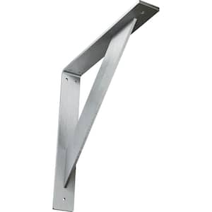14 in. x 2 in. x 14 in. Steel Unfinished Metal Traditional Bracket