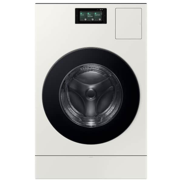 5.3 cu. ft. Bespoke Ultra Capacity Ventless All-in-One Washer Dryer Combo with Electric Dryer and AI Home in Ivory