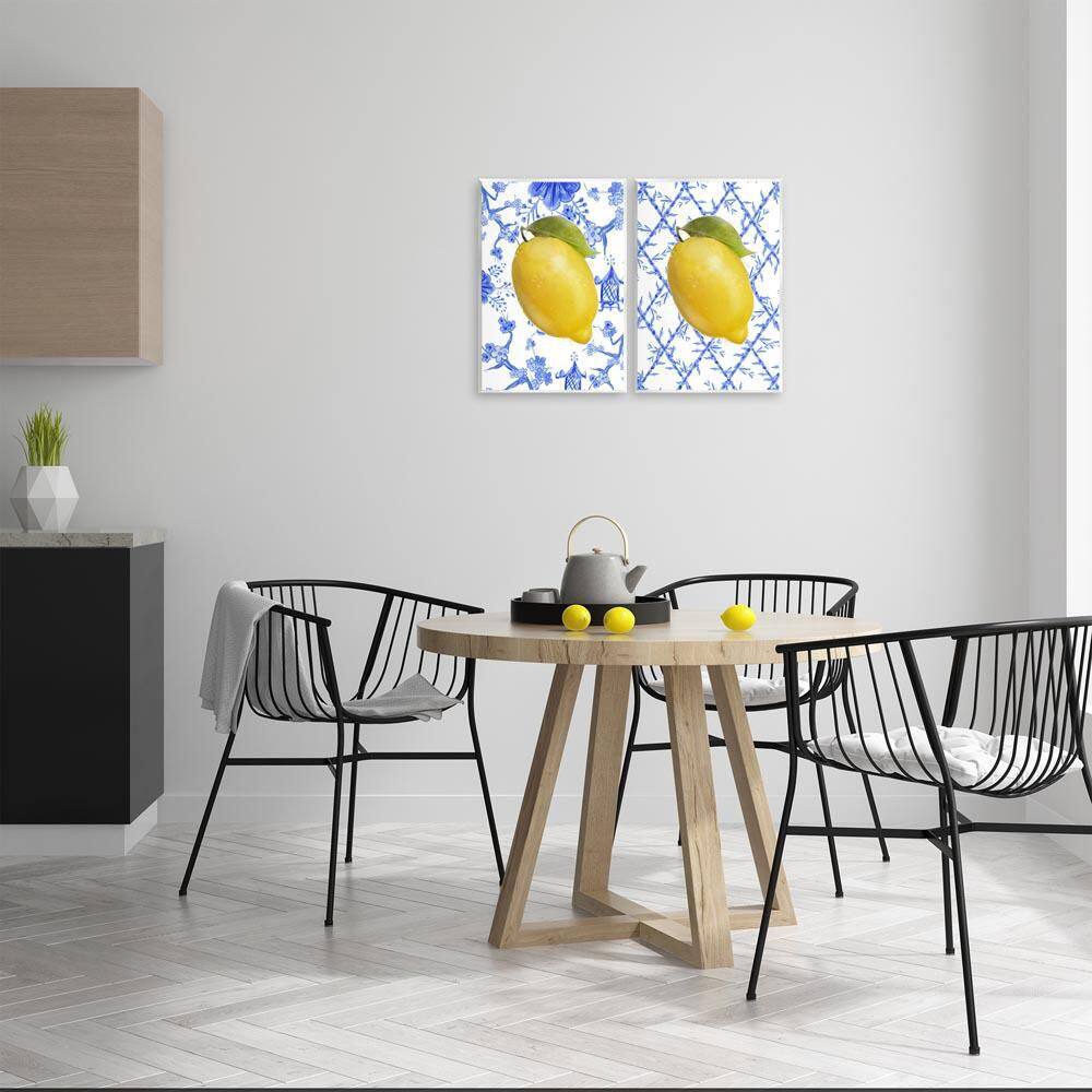 Classic Chinoiserie Lemons by Matthew Piotrowicz 2 Piece Unframed Food Graphic Art Print 14 in. x 11 in. price history on PriceWatchPro