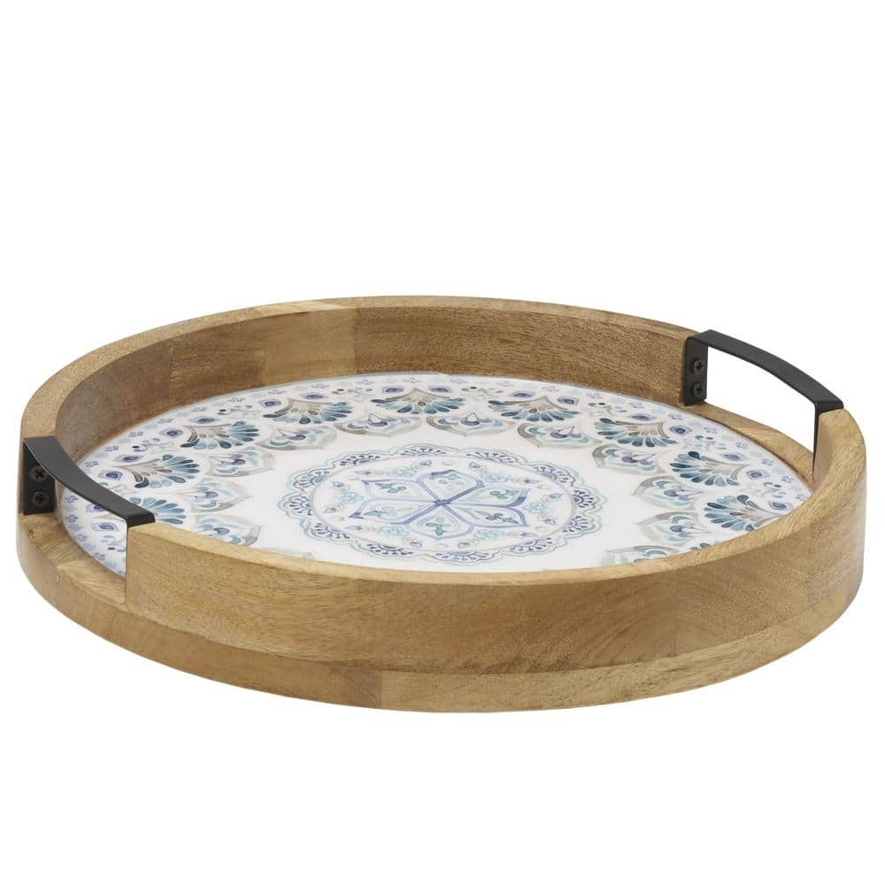 Mikasa Gourmet Basics Addison Round 14 W x 2.75 H x 14 D Lazy Susan