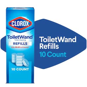 ToiletWand Disinfecting Refills Toilet Bowl Cleaner Disposable Wand Heads (10-Count)