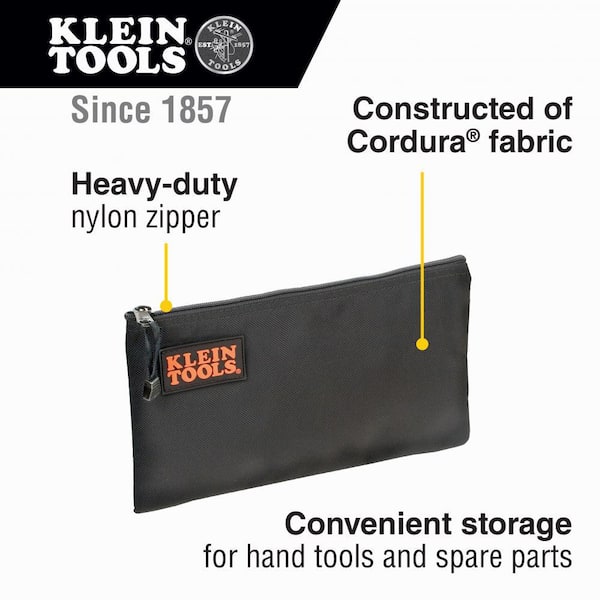 12.5 in. Cordura Ballistic Nylon Zipper Tool Bag