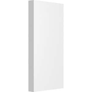 3/4 in. x 4-1/2 in. x 9 in. PVC Standard Foster Plinth block Moulding with Square Edge