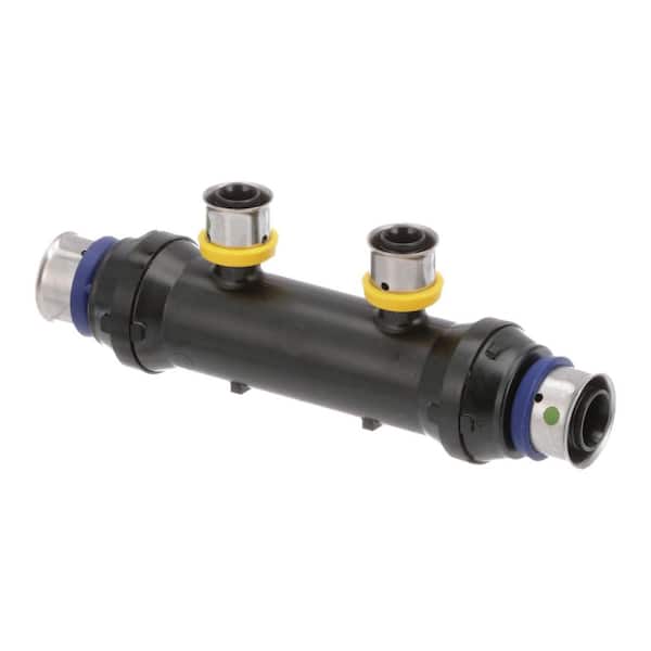 PureFlow 3/4 in. x 3/4 in. x 1/2 in. Press Polysulfone Manifold-2 Outlets (10-pack)