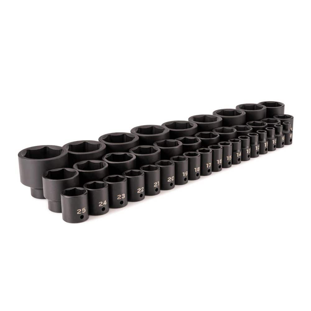 1/2 Inch Drive Shallow 6-Point Impact Socket Set, 39-Piece (8-50 mm) price history on PriceWatchPro