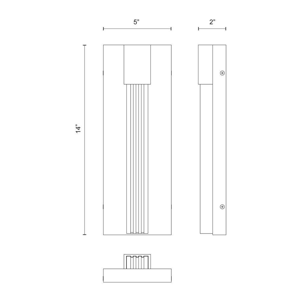 Kismet Column-Like Alabaster & Vintage Brass LED Bath Sconce