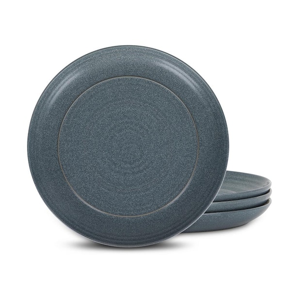 Elio 4-Piece Blue Stoneware Full Set (Service for 4)
