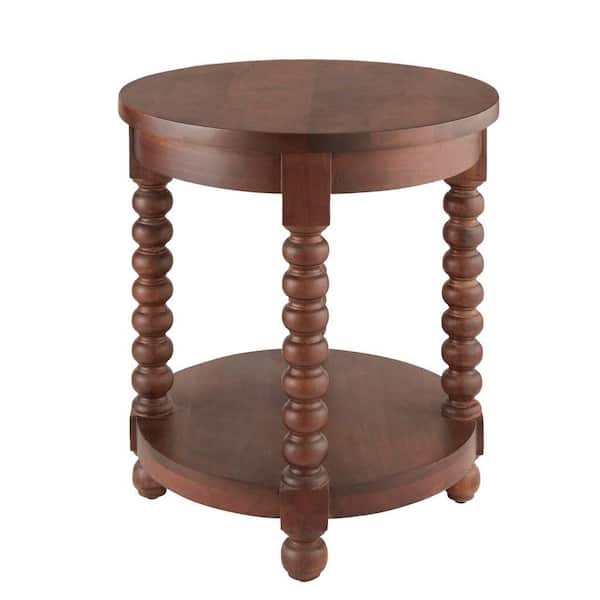 Home Decorators Collection Glenmore, Round Wooden End Table