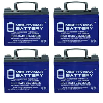 MIGHTY MAX BATTERY 12V 12AH 165CCA GEL Replacement Battery for Ultramax  YB12A-A MAX3969285 - The Home Depot
