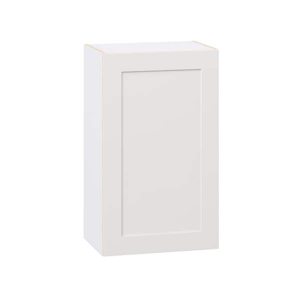 J COLLECTION Roseland 21 in. W x 14 in. D x 35 in. H Assembled Shaker Wall Kitchen Cabinet in Warm White