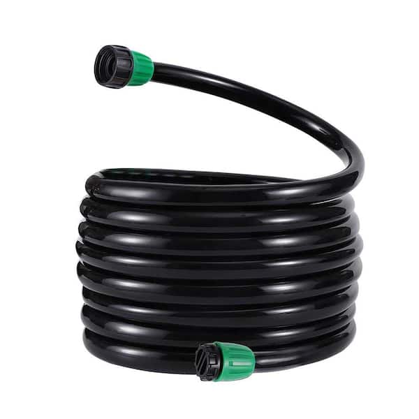 Oyezvary 33 ft. 1/2 in. Drip Irrigation Tubing Main Line Hose with Connector for Garden, Greenhouse, and Farm Irrigation Systems