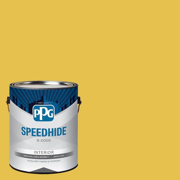 SPEEDHIDE 1 gal. PPG1214-6 Golden Hour Eggshell Interior Paint