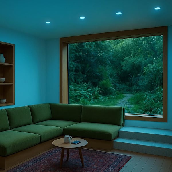 LIFX 4 in. SuperColor Adjustable Smart Canless Deep Baffle