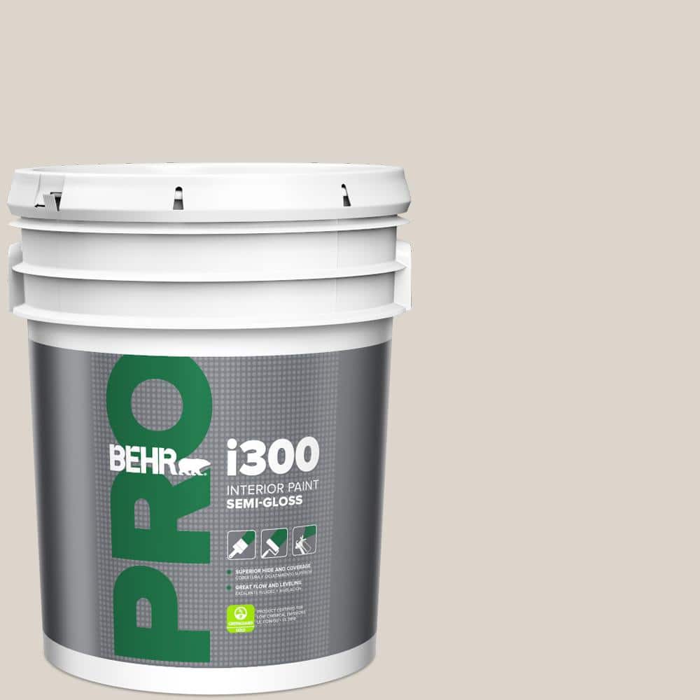 5 gal. #ECC-18-2 Pebbled Shore Semi-Gloss Interior Paint price history on PriceWatchPro