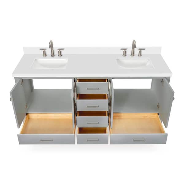 Reviews for ARIEL Cambridge 72 in. Double Sink Freestanding