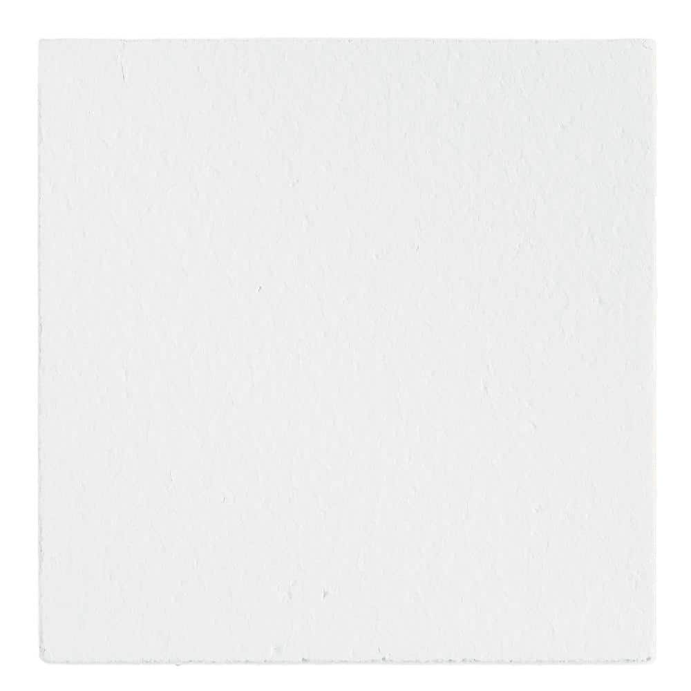 Plain White 6 in. x 6 in. Lay-in and Washable White Ceiling Tile Sample