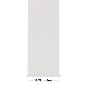 Pearly White Light Filtering Panel with 15.75 inch Slate, 68 inch Long