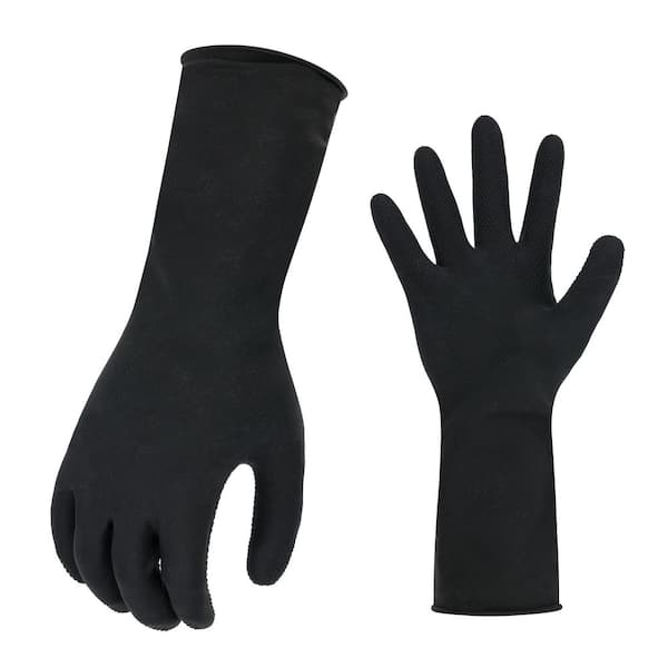 Black Long Cuff 20 mil Reusable Neoprene - S/M (3-Pair)