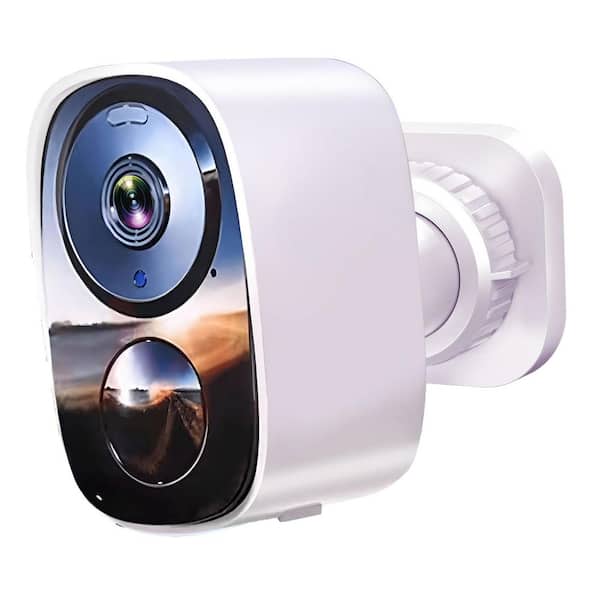 2K Wireless Outdoor Security Camera w/ Free Cloud Storage, Waterproof, 2-Way Talk, AI Motion Detection, Spotlight, Siren
