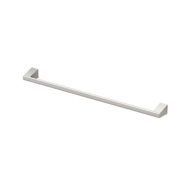 Gatco A-Line 24 in. Wall Mounted Towel Bar in Satin Nickel