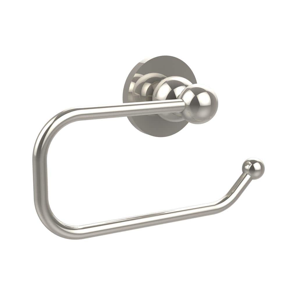 Allied Brass Bolero Collection European Style Single Post Toilet Paper Holder in Polished Nickel