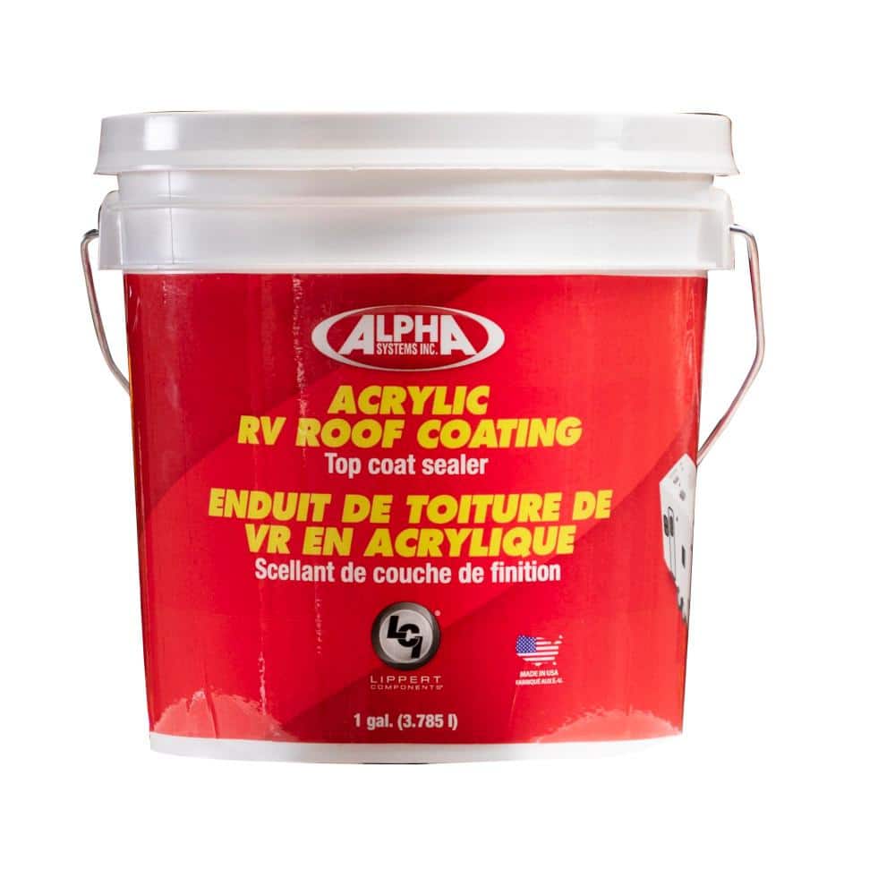 4034 Acrylic RV Roof Coating, White (1 Gallon)