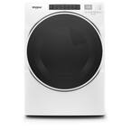 7.4 cu. ft. 240-Volt White Stackable Electric Dryer with Steam and WRINKLE SHIELD Plus Option, ENERGY STAR