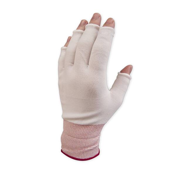 Unbranded Half Finger X-Large Nylon Work Gloves (15-Pack)