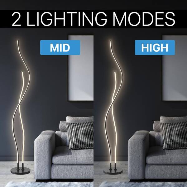 led integrated floor lamp