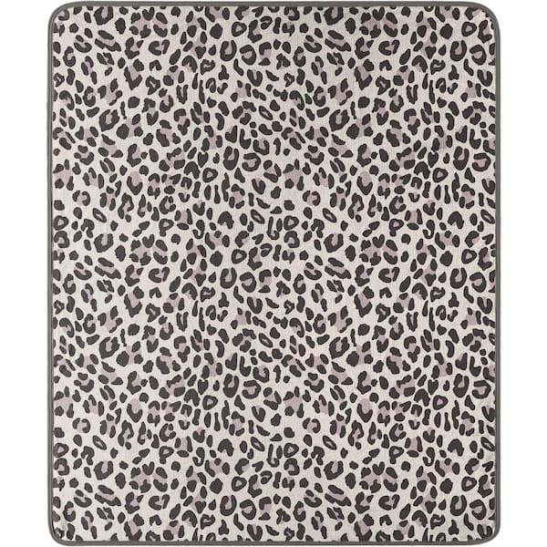 THE NORTHWEST GROUP Maximus Weighted Blanket Leopard/Slate Gray