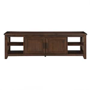 Lenka Mocha Brown TV Stand Fits TVs up to 75 in.