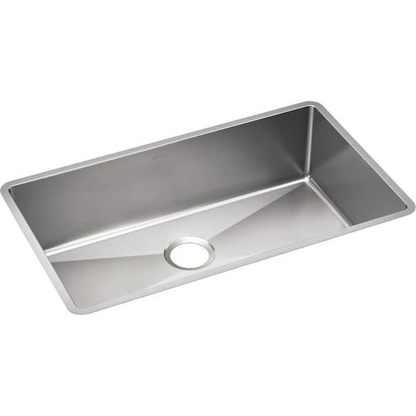 Elkay - Crosstown 32 in. Undermount Single Bowl 18-Gauge Stainless Steel Kitchen Sink Only