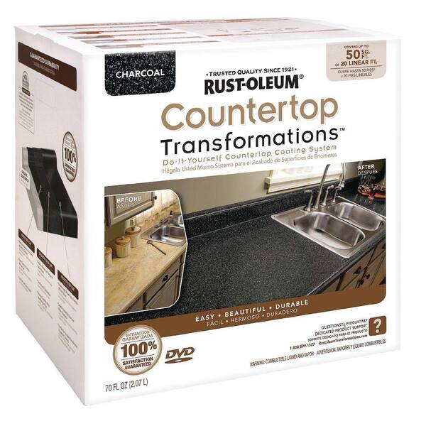 Rust-Oleum Transformations Large Charcoal Countertop Kit (Covers 50 sq. ft.)-DISCONTINUED