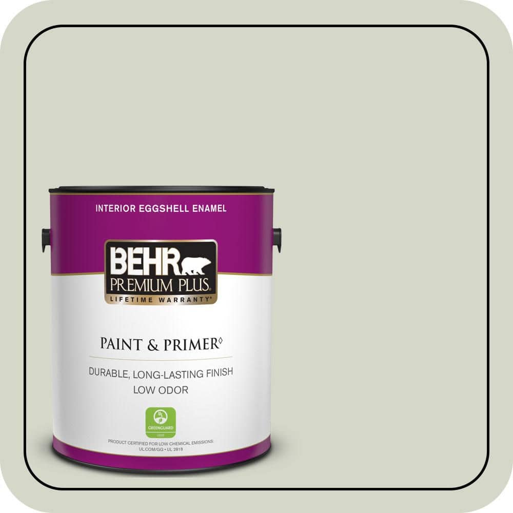 1 gal. #QE-33 Natural Spring Eggshell Enamel Low Odor Interior Paint & Primer price history on PriceWatchPro
