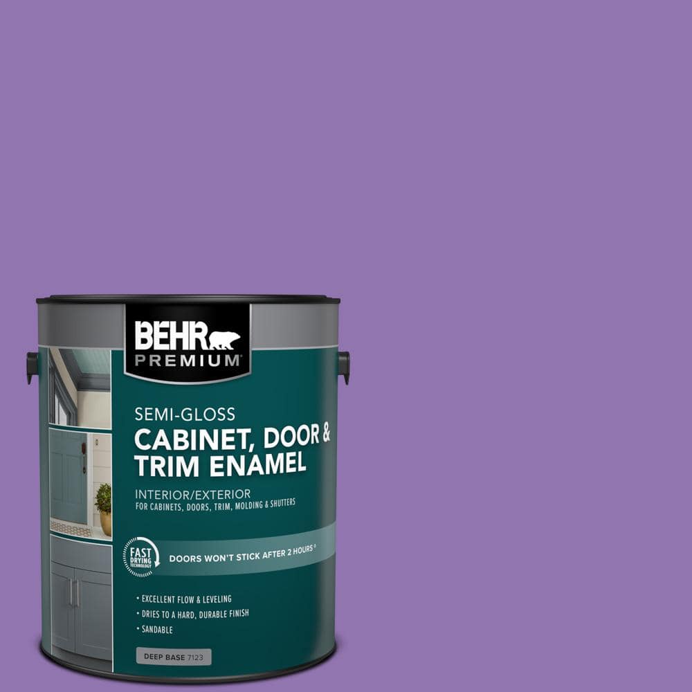 1 gal. #P570-5 Romantic Moment Semi-Gloss Enamel Interior/Exterior Cabinet, Door & Trim Paint price history on PriceWatchPro