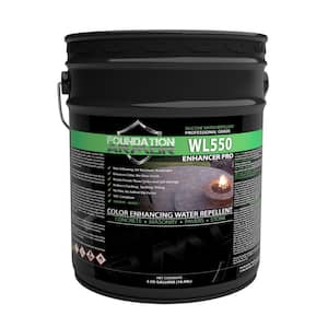 Armor WL550 Penetrating Matte Wet Look Sealer for Concrete, Brick, Flagstone, Pavers, Natural Stone 5 Gal.