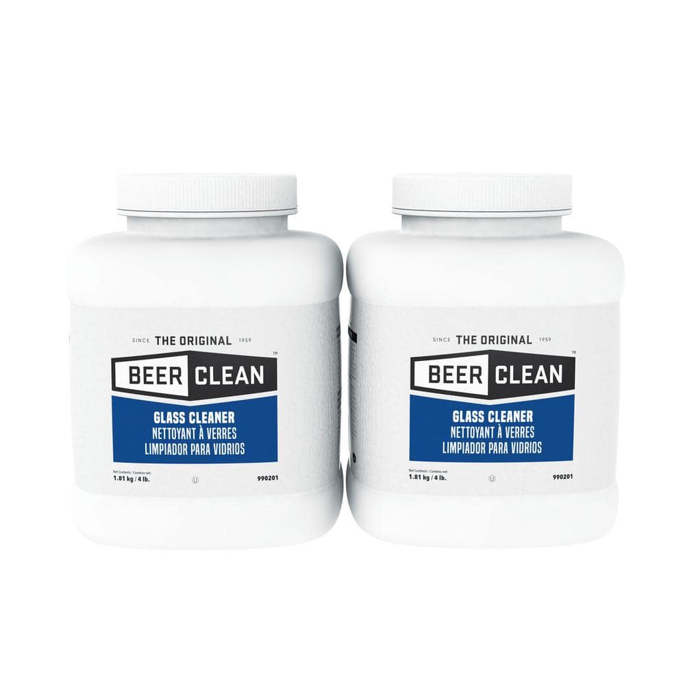 Diversey 4 lb. Beer Clean Glass Cleaner Dish Soap Unscented Powder Container (2-Carton) -  DVO990201