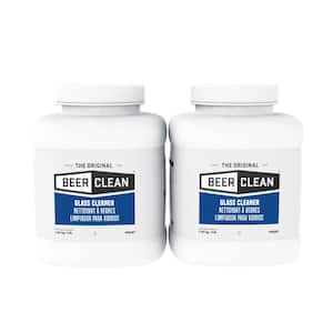 4 lb. Beer Clean Glass Cleaner Dish Soap Unscented Powder Container (2-Carton)