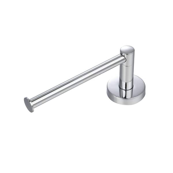 Azure 6.66 in. Wall Mounted Toilet Paper Holder Polished Chrome