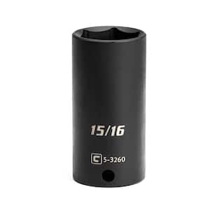 3/8 in. Drive 15/16 in. 6-Point SAE Deep Impact Socket