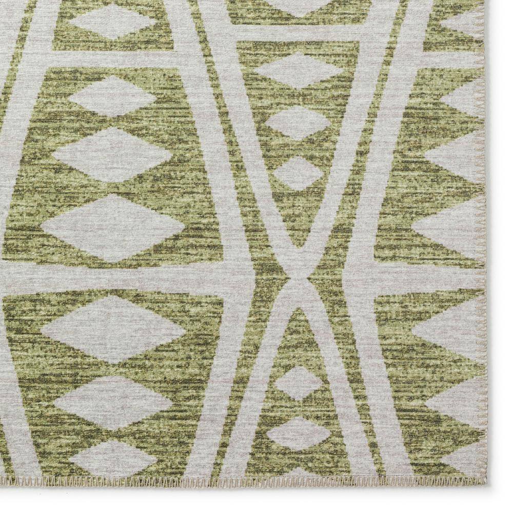 Addison Rugs Indoor/ Outdoor Addison Yuma Southwest Tribal WashableArea Rug 1'8" x 2'6" - Olive
