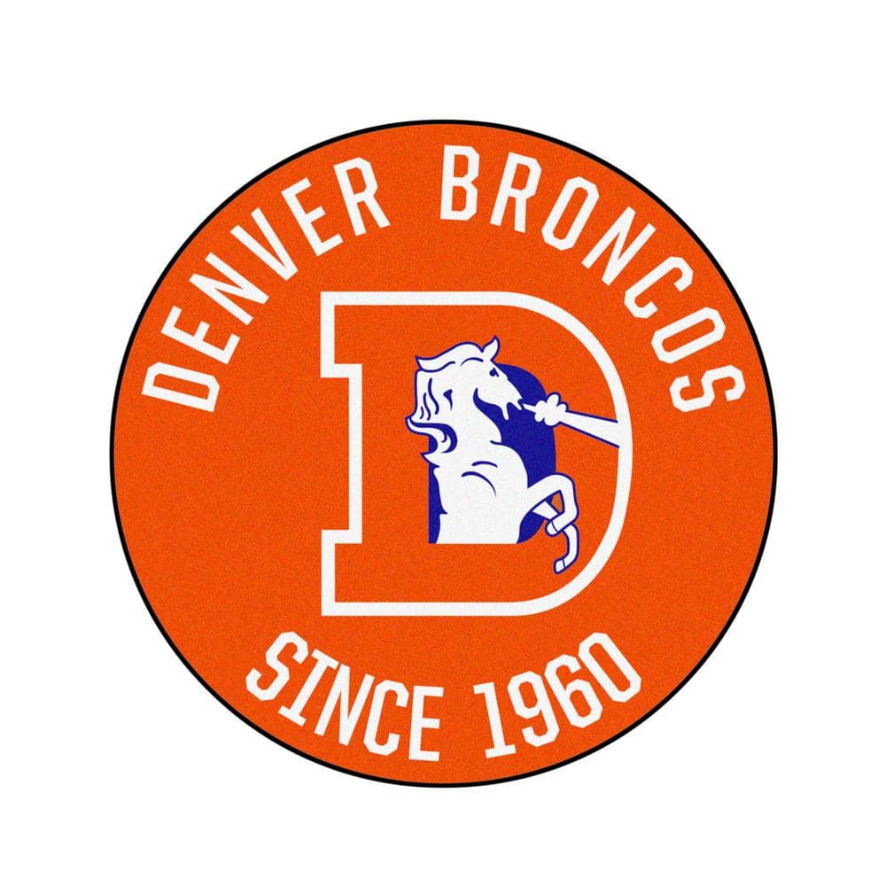 Denver Broncos Throwback Logo Light Switch Plate Wall Cover Football Retro