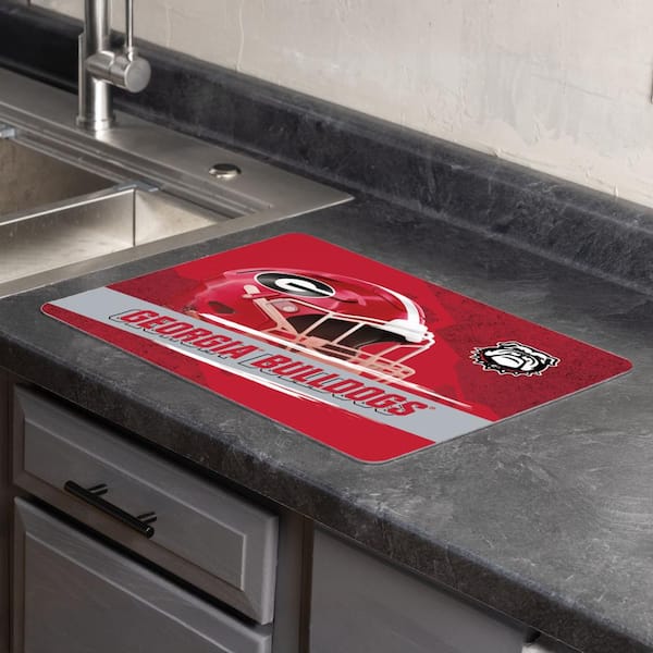 Georgia Bulldogs NCAA Concrete Dish Drying Pad 15x20 inches